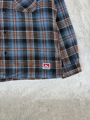 BEN DAIVIS / OMBRE CHECK SHIRT / SHIRT / 長袖シャツ / 刺繍シャツ / T-25780021