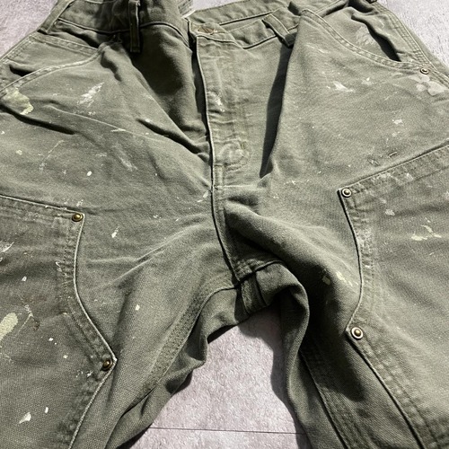 モスグリーン ダブルニー Carhartt B136 MOS 34×30 詳細写真7