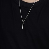 バータイプ スネークチェーンネックレス af0289