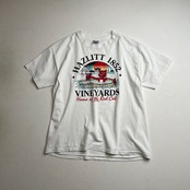 90s　お酒　ワイン　アニマル　猫　シングルステッチ　Tシャツ　L