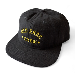 “OLD FART CREW” BASEBALL CAP BLACK × YELLOW