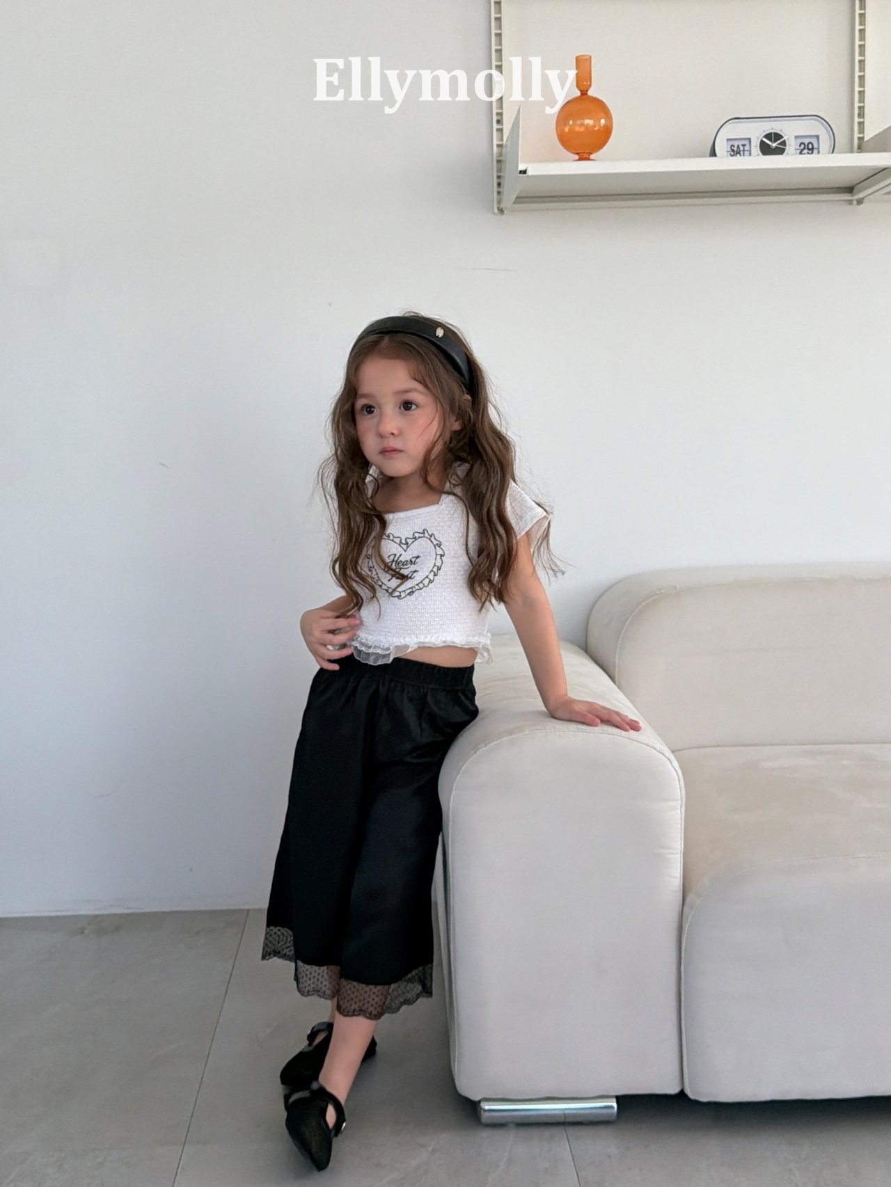 [ELLYMOLLY] Swing Lace Pants / [엘리몰리] 스윙레이스팬츠