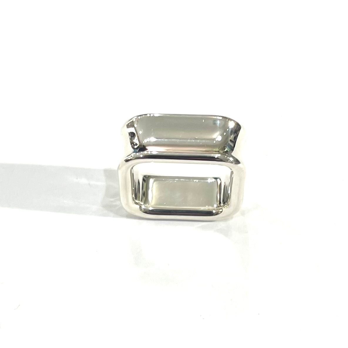 TIFFANY&CO.】【7.5-8.5号】2693 T&CO 1837 スクエアリング／シルバー
