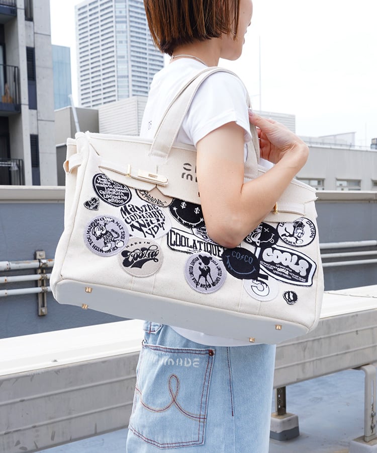 直営限定ITEM】TYPE-A マルチワッペンターンロックハンドバッグ CQ