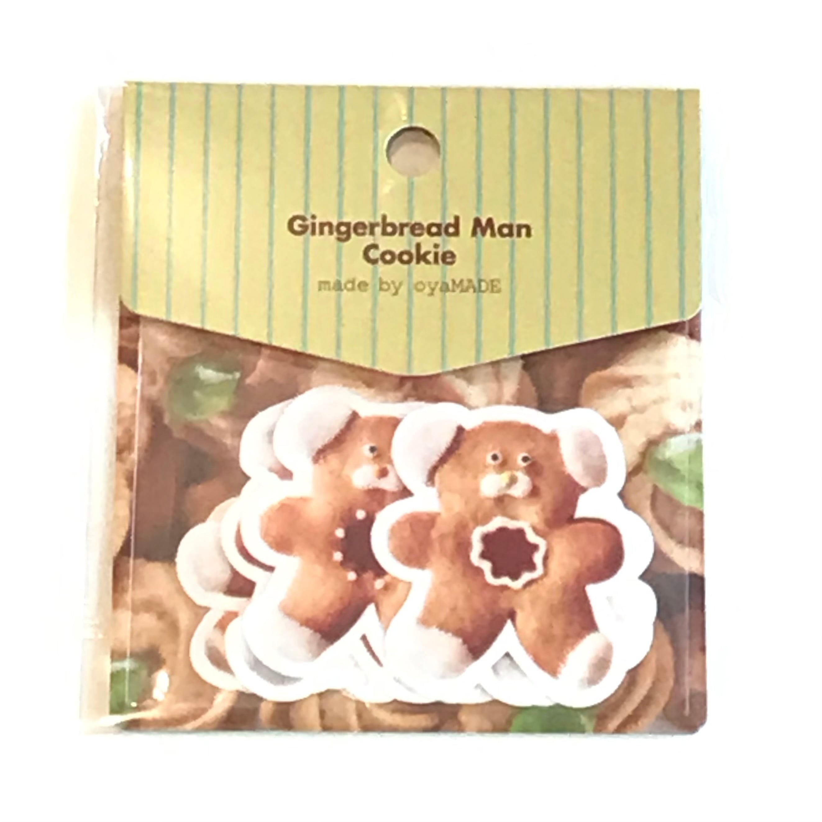 oyaMADE フレークシール「GingerbreadManCookie」 | Macaroni