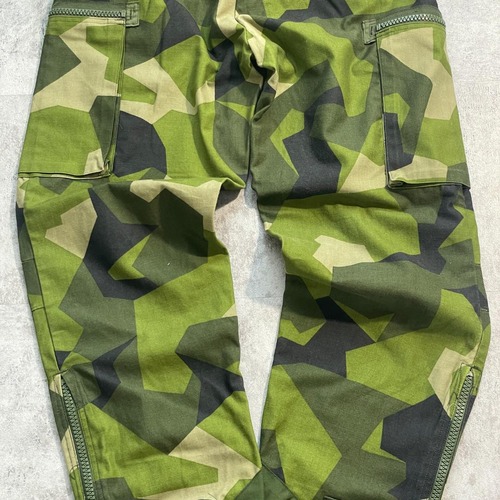 90s スウェーデン軍 実物 M90 スカンジナビア迷彩 フィールドパンツ 190/85 w34 詳細写真14