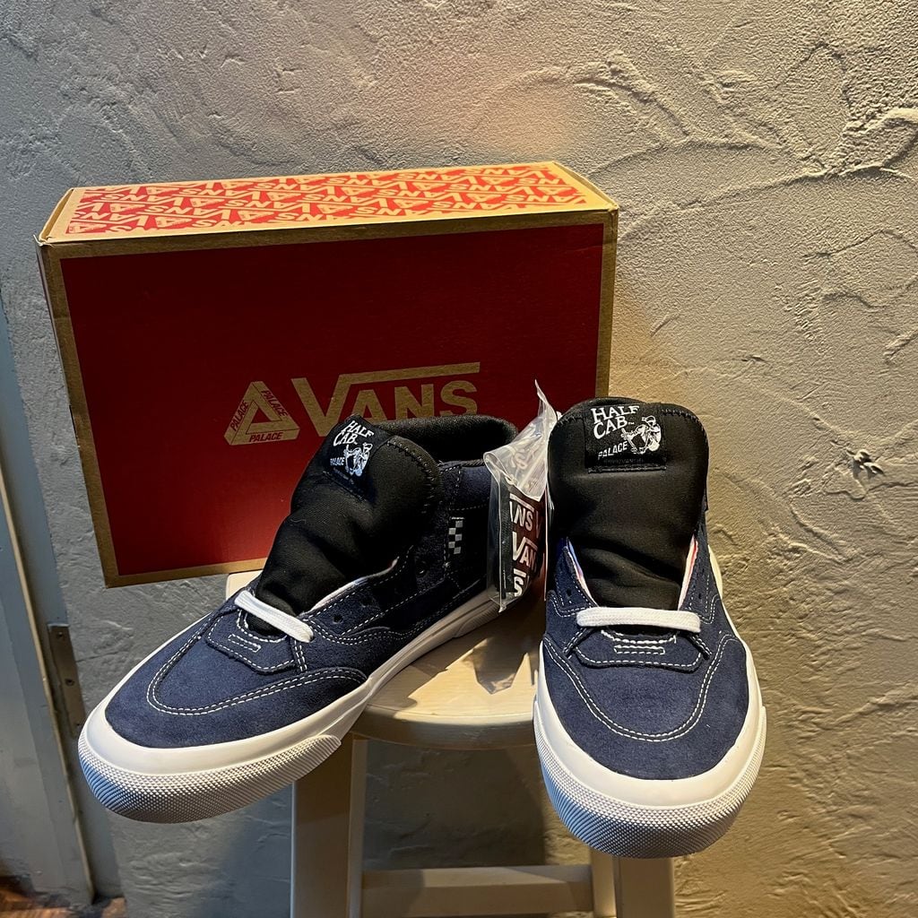 VANS PALACE ヴァンズ パレス HALF CAB GORE-TEX スニーカー ネイビー