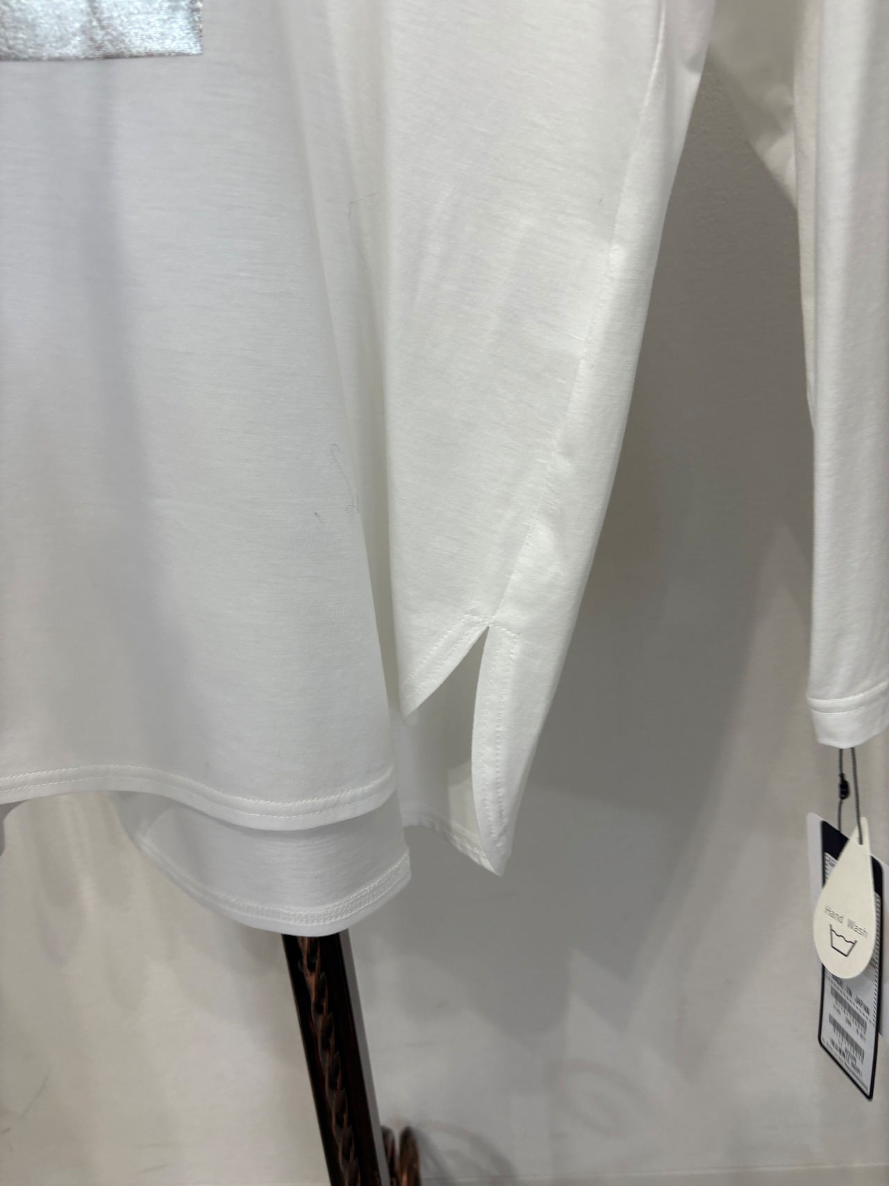 ROBE シルバー箔押しロンT 611917