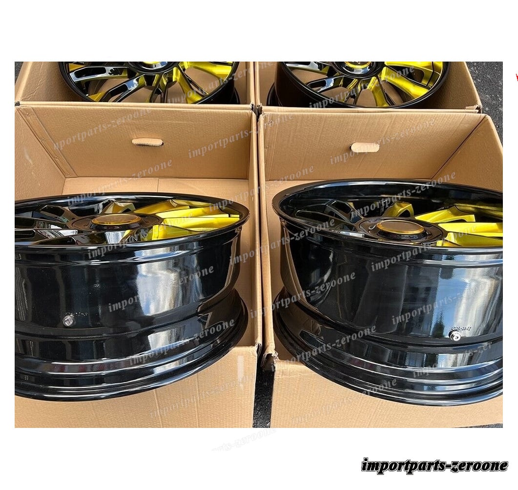 22インチ ゴールド 2 ピース ホイール ロールス ロイス ゴースト