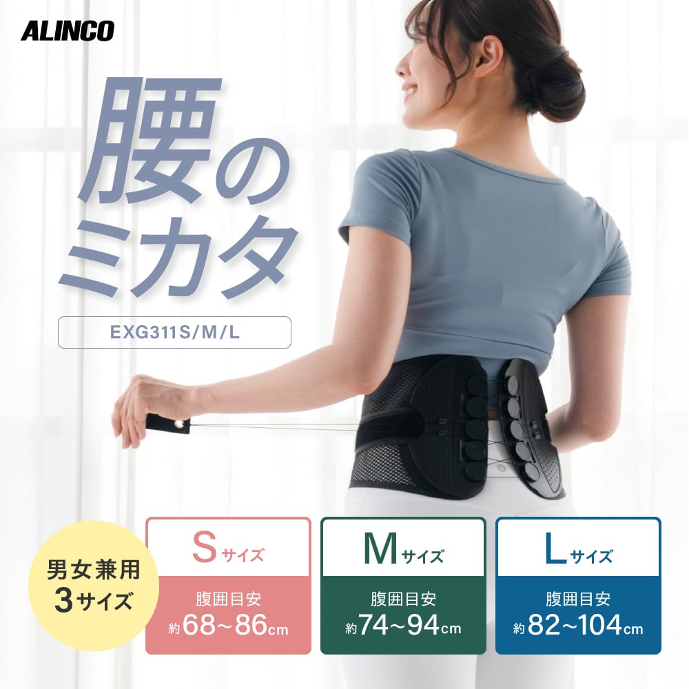 腰のミカタ EXG311 | ALINCO FITNESS