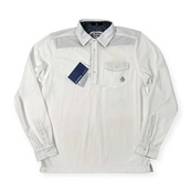 タグ付き Munsingwear マンシングウェア ゴルフ ポケット付き 長袖 ポロシャツ サイズ M /ホワイト