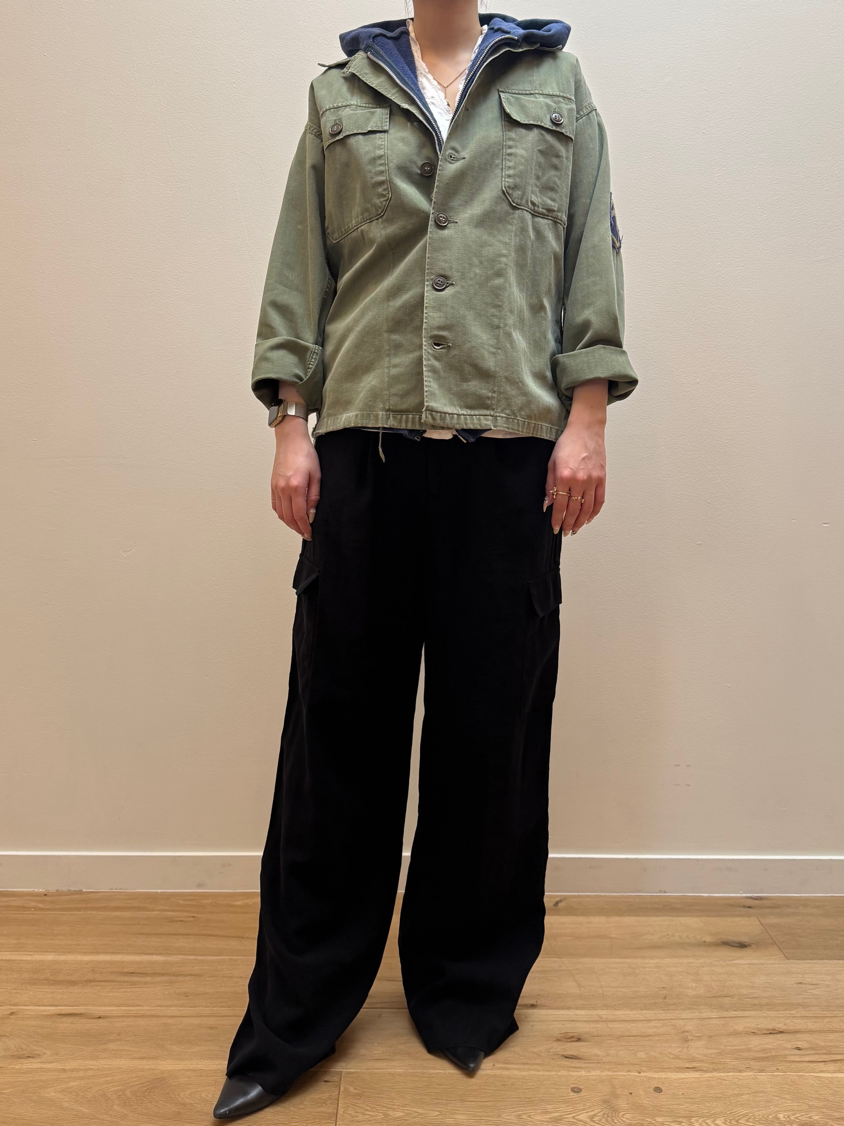 BL4-4 USED UTILITY SHIRT "KHAKI"
