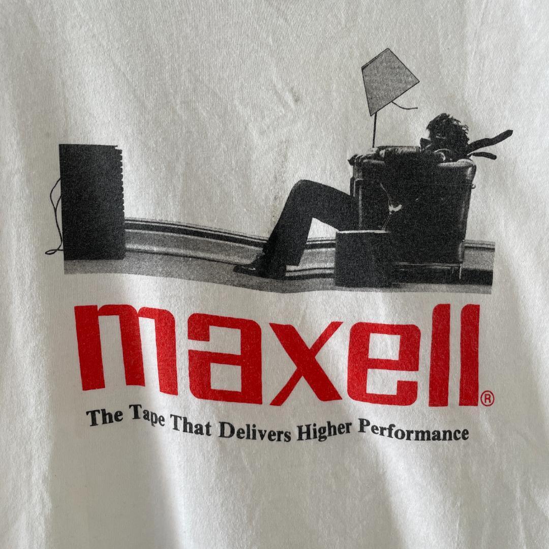 XZ280 90s Tシャツ プロモ 企業 広告 マクセル maxell 古着 XZ280 90s Tシャツ プロモ 企業 広告 マクセル maxell 古着