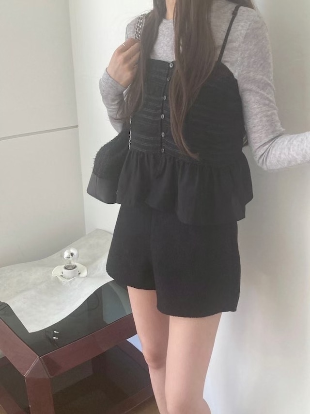 (予約) TOUST / Frill blouse 2color