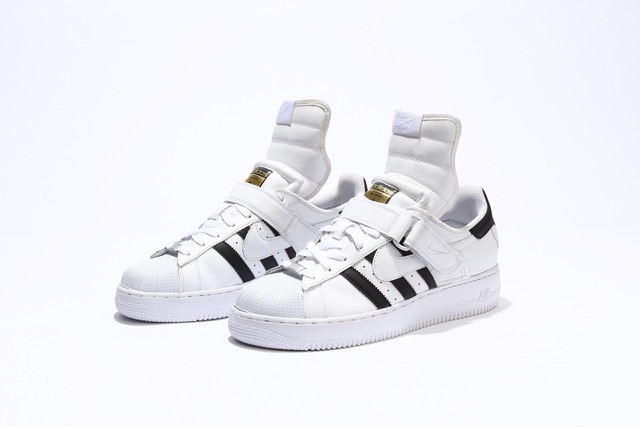 Incorporation Code Sneakers「NIKE AIR FORCE 1 MID × adidas SUPERSTAR 」 【  受注生産 】 | BustaSkill Shop