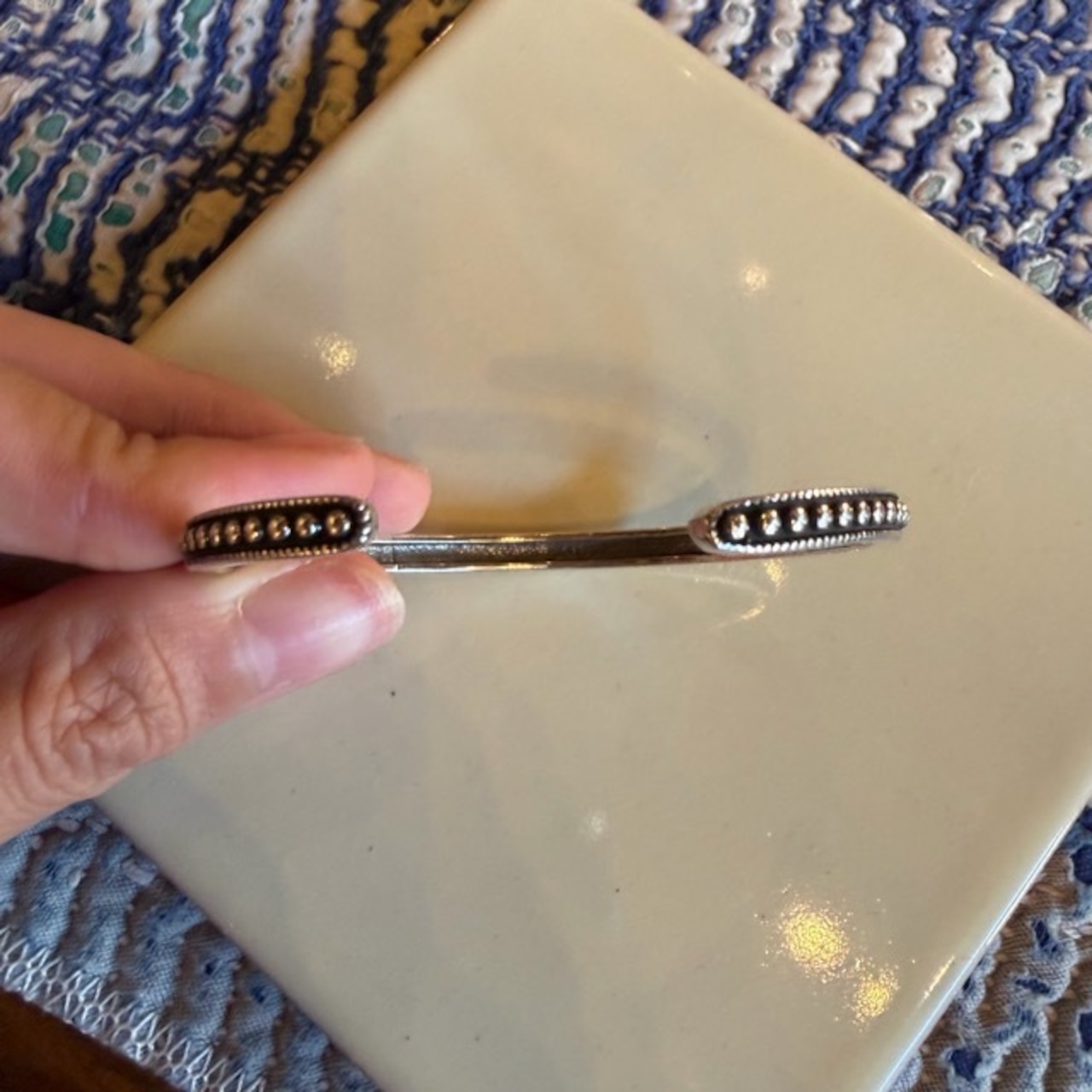 TOPANGA Jewelry Stud Line Bangle　スタッズラインバングル　ブレスレット　シルバーバングル　　バングル　　Bangle 　S925