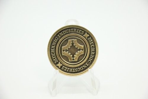 ポーカーチップスタイルコイン ハーフダラー (Bronze)