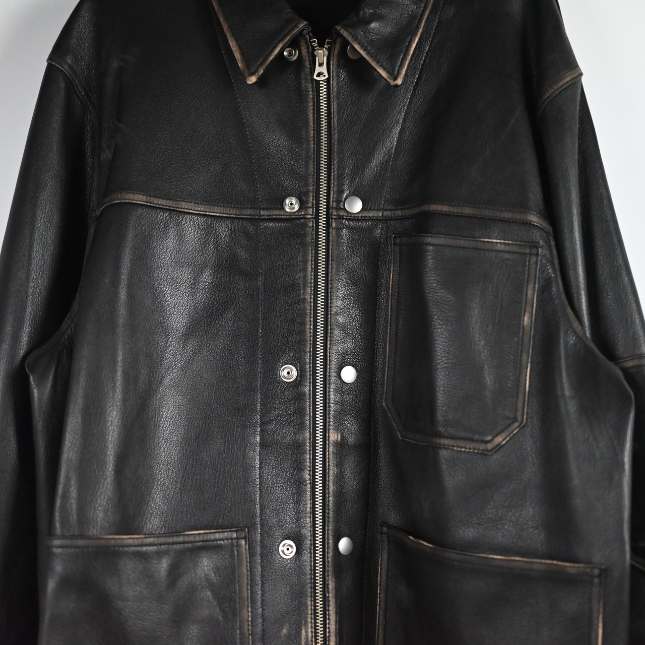 【店頭販売限定】barbell object / leather coverall size1 ,2完売