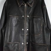 【店頭販売限定】barbell object / leather coverall size1 ,2完売