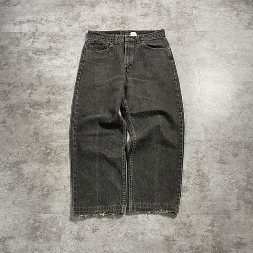 【W33 L32】 カナダ製 usa levi's 先染ブラック 555