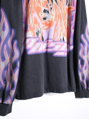poison girl graphic oversize l/s tee