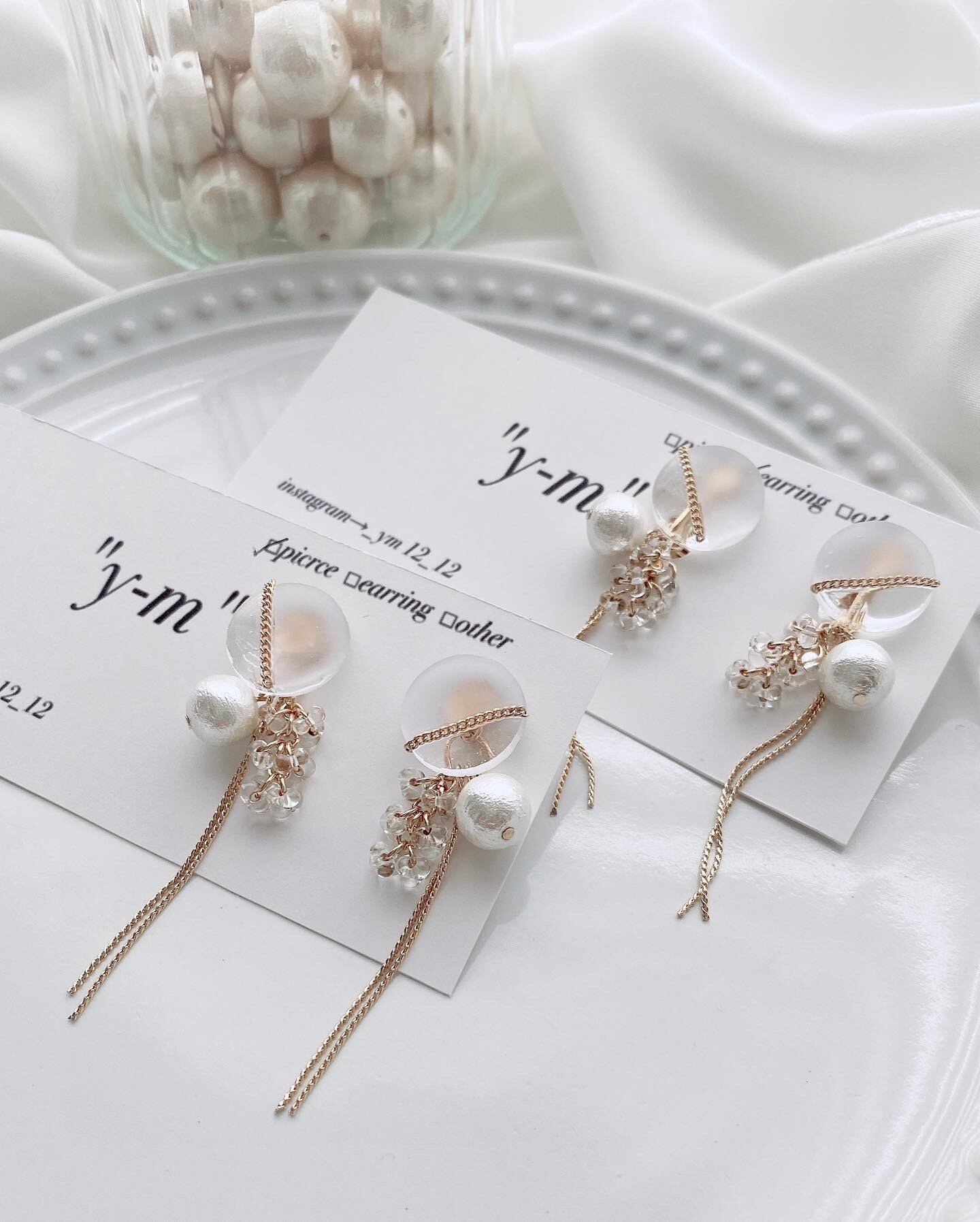 ♡ハンドメイド♡ビジューピアスイヤリング№707ハロウィンアシンメトリー ♡ハンドメイド♡ビジューピアスイヤリング№707ハロウィン