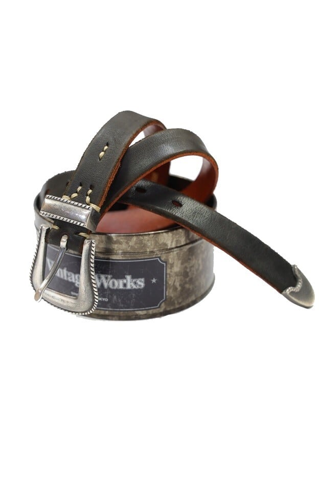 VINTAGE WORKS(ヴィンテージワークス)~(DH5738-Chasin) 25mm LEATHER BELT~