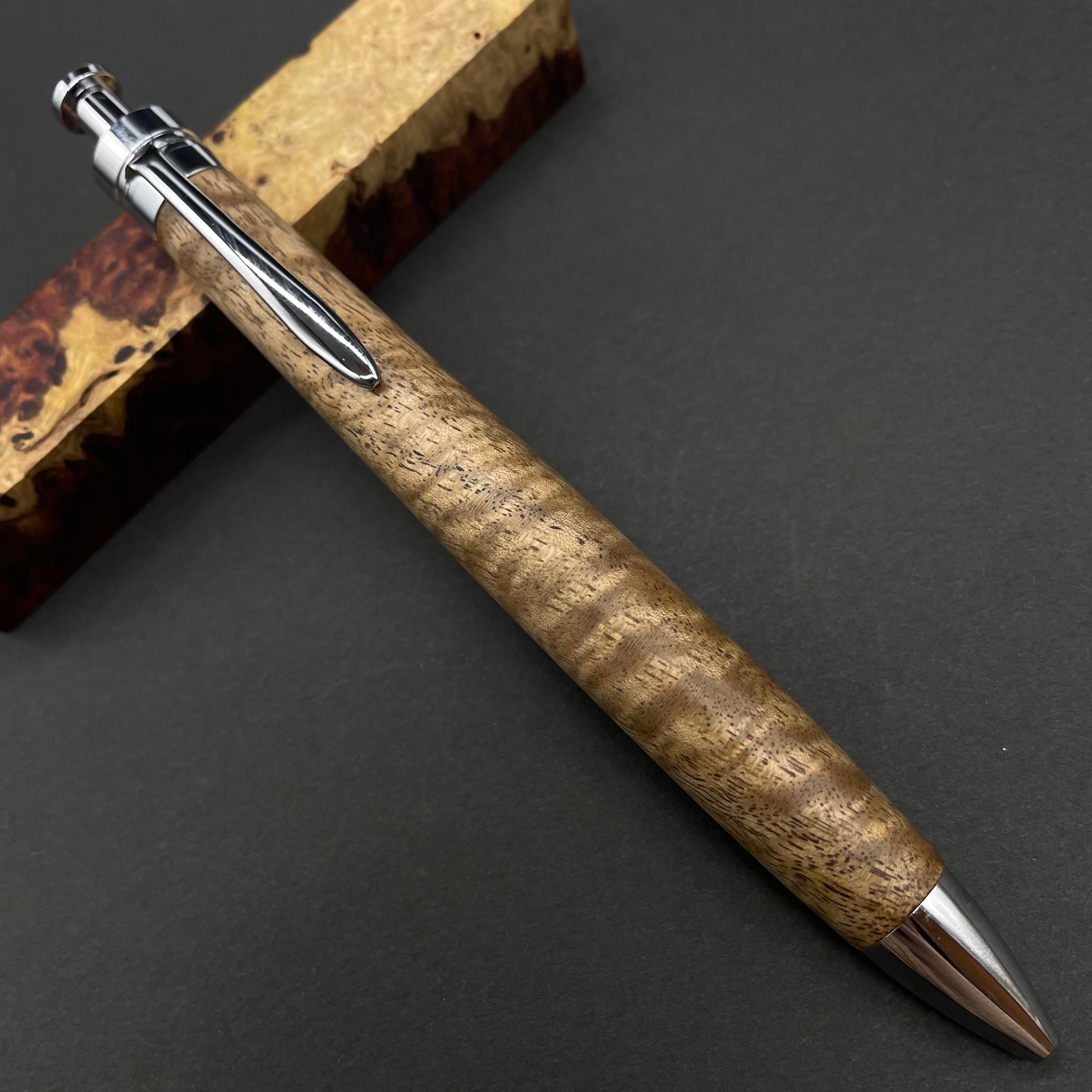 黒柿】木軸キャップ式ボールペン | 富士瘤 Craft