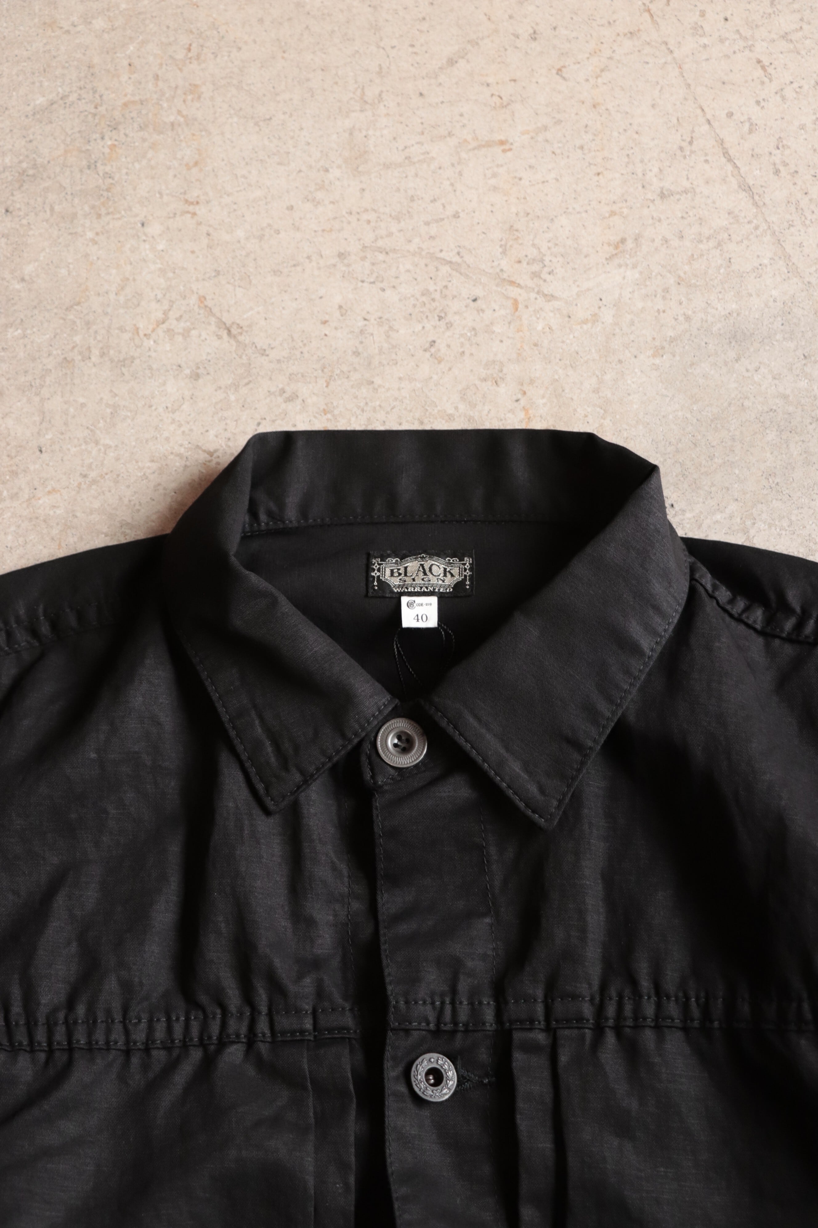 BLACK SIGN/ブラックサイン CL Twill Pleats Jacket BSSJ-26401 | MAMBO