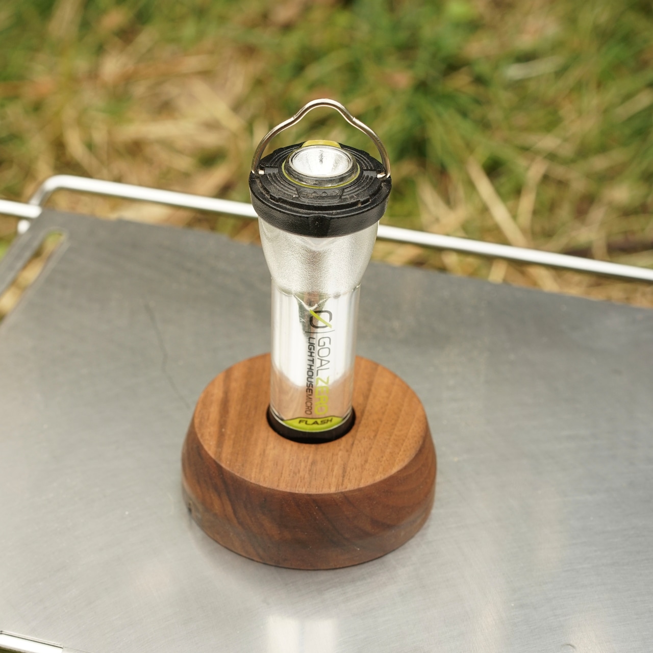 ランタンベース（ウォールナット、レッドオーク）