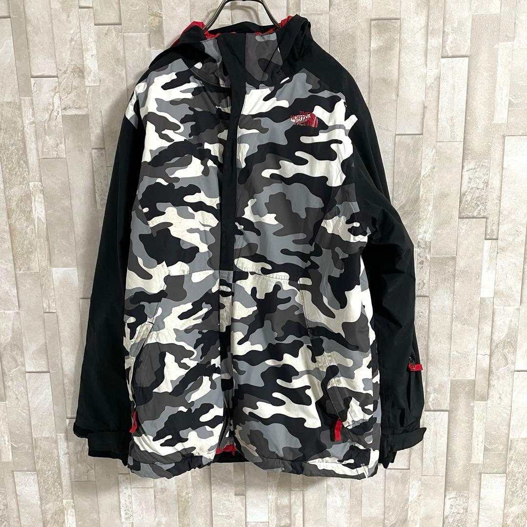 THE NORTH FACEマウンテンパーカー ドライベント カモフラージュ柄 