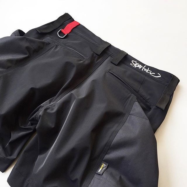 TROVE × GEAR HOLIC / BIG POCKET SHORTS / ACTIVE / BLACK / トローヴ × ギアホリック / ビッグポケットショーツ / ストレッチ / ブラック