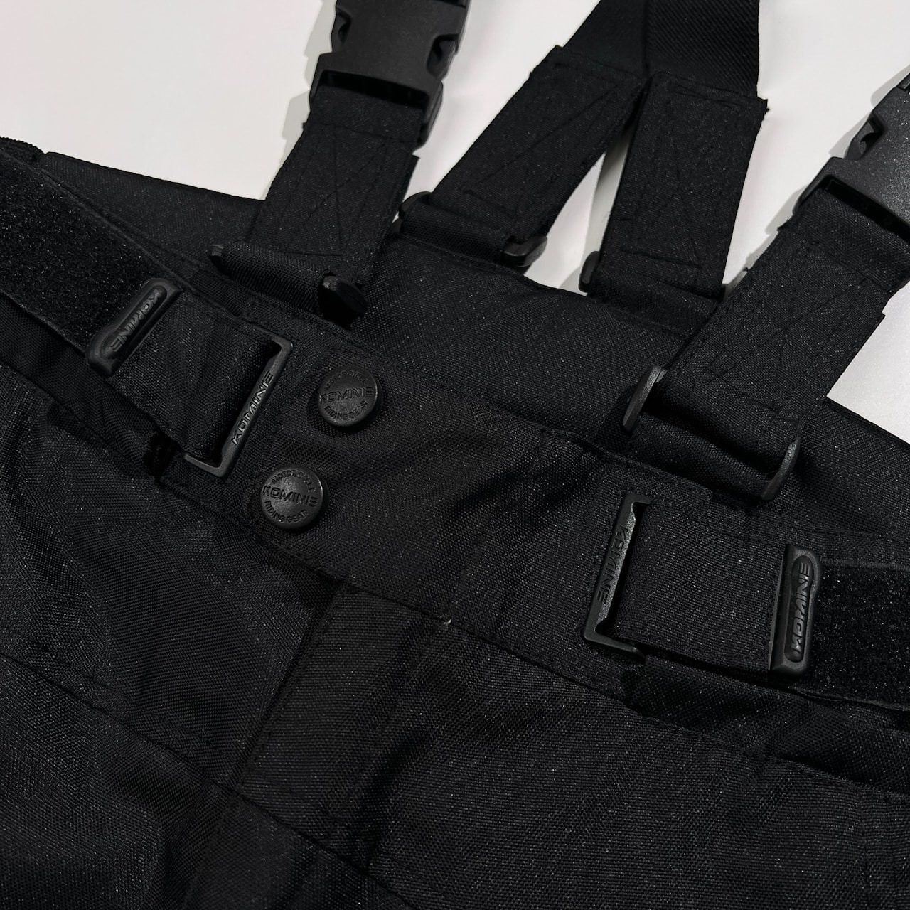 KOMINE コミネ サスペンダー付き 膝プロテクター入り ライディング パンツ サイズ XL /ライダース/ブラック/バイク/バイカー