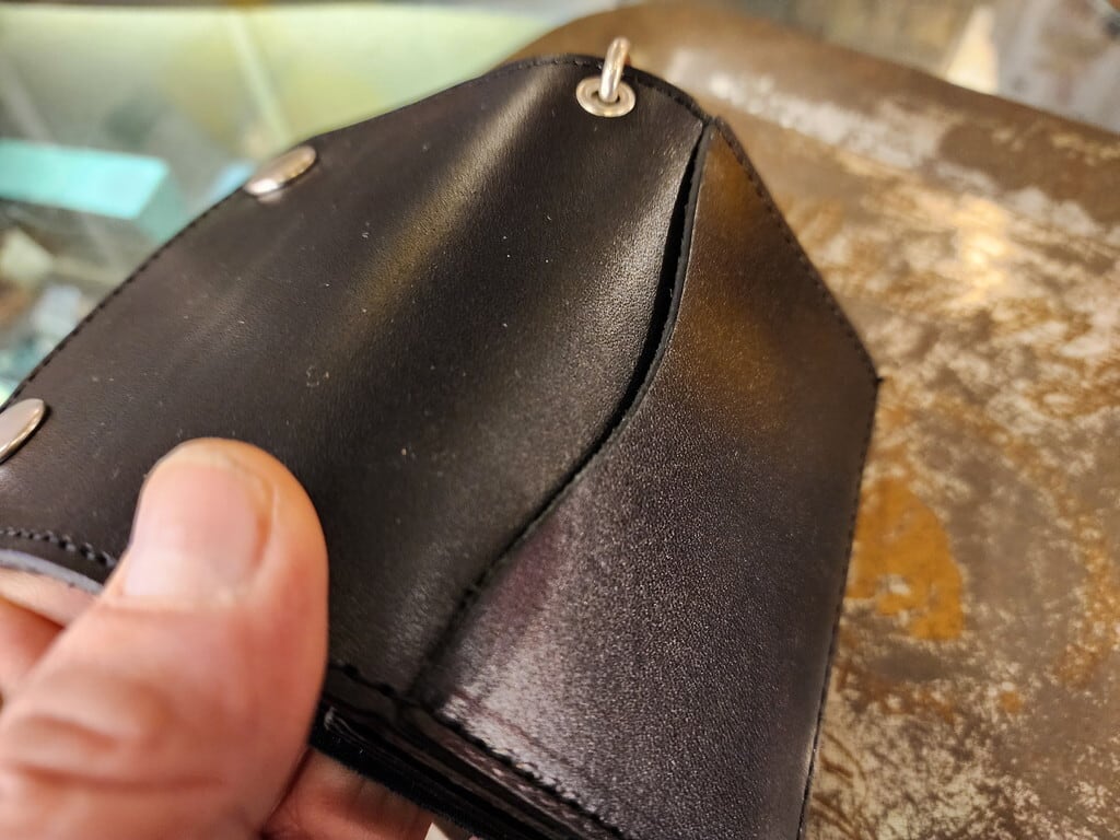 栃木レザー トラッカーウォレット ショート 本革 長財布 日本製 メンズ