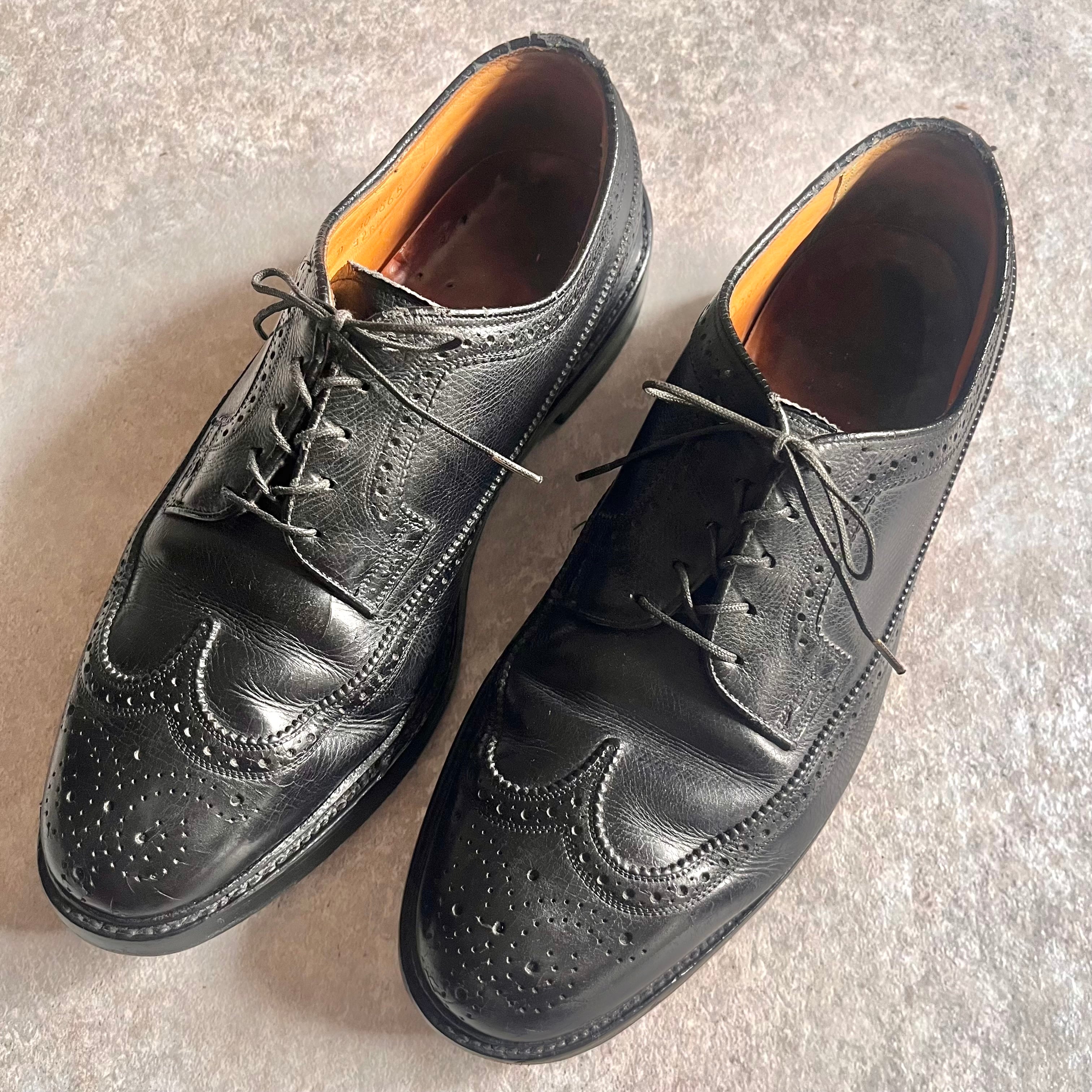 1970~80s FLORSHEIM IMPERIAL Leather Shoes US 8.5 H308