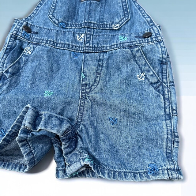 【KIDS】OshKosh marine embroidery shortall size:18month