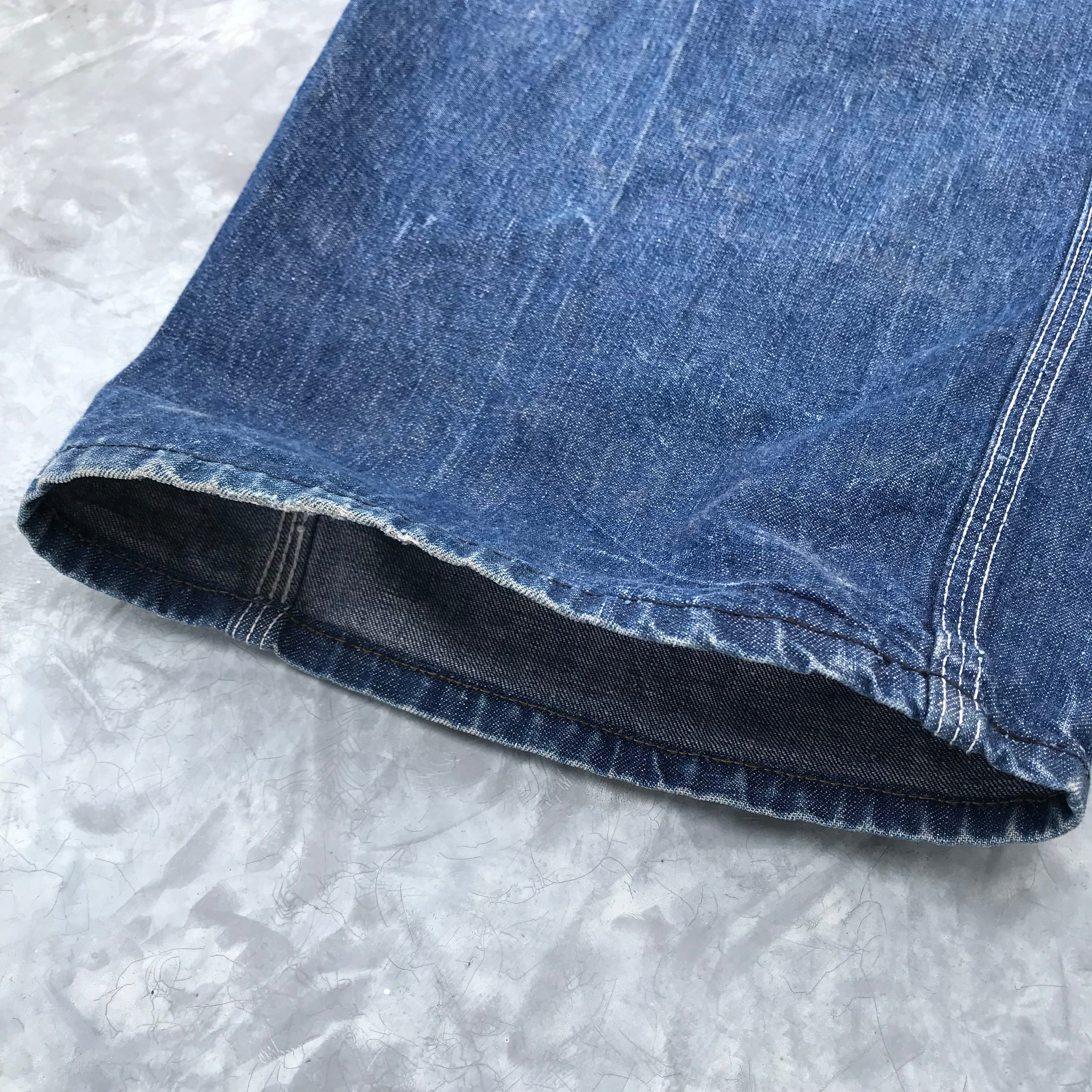 60's Lee リー デニム オーバーオール JELT DENIM トリプルステッチ 色