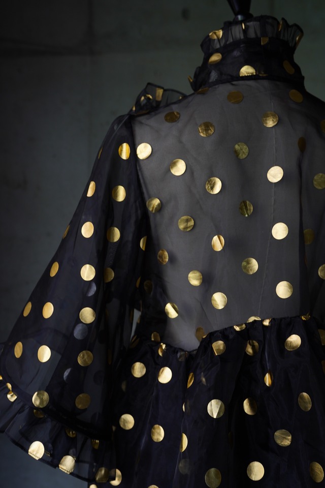 SWING SPOT ORGANZA MINI DRESS