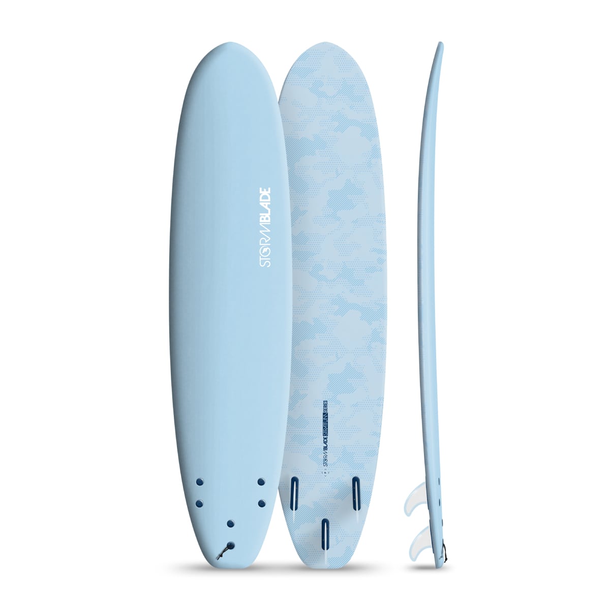 【美品】STORM BLADE サーフボード　リーシュコード、カバー付 STORM BLADE 7ft BANDO SURFBOARD - SKY BLUE | BUZZZ Corporation