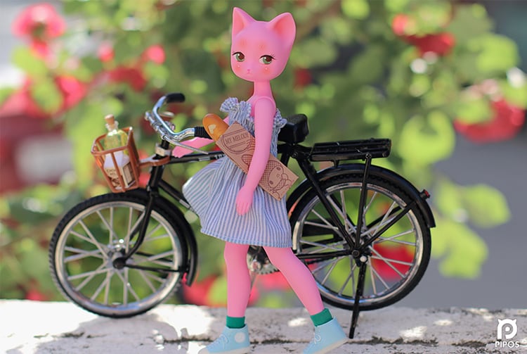 店頭ドール⭐️Pink Mariko Cat Day_2018_2023◇PIPOS DOLL◇ ※受注