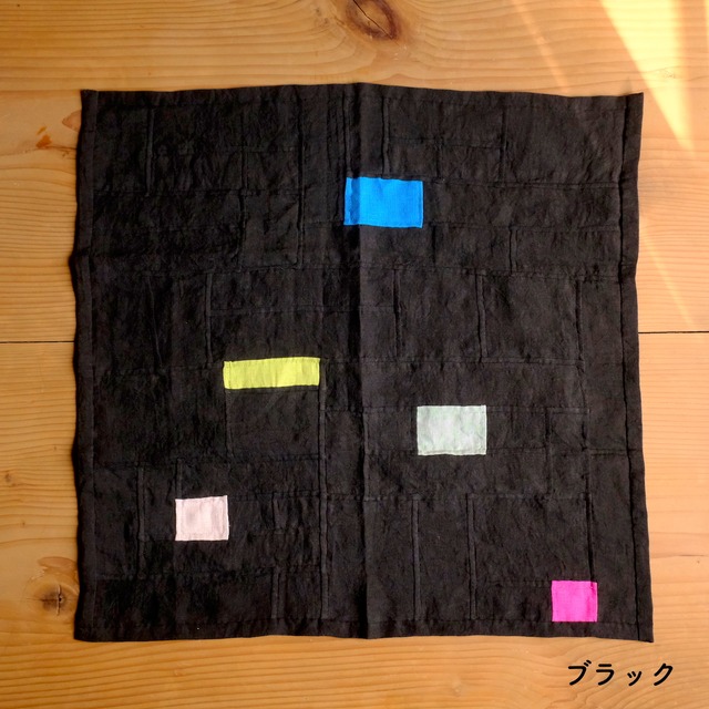 【GYAFUN】ちゅうくらいのポジャギ「ブラック」