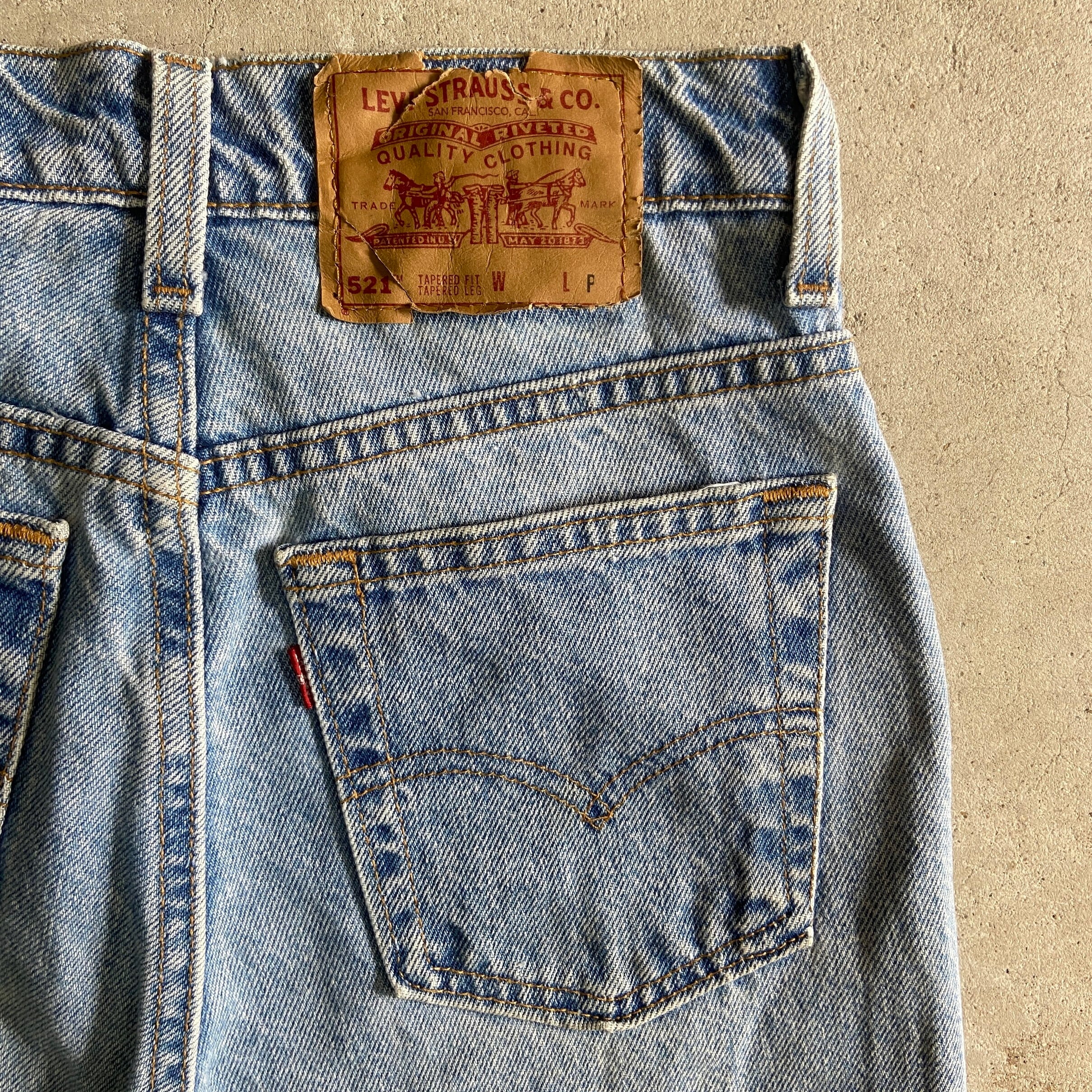 USA製 90年代 Levi's リーバイス 521 TAPERD FIT ハイウエスト ...