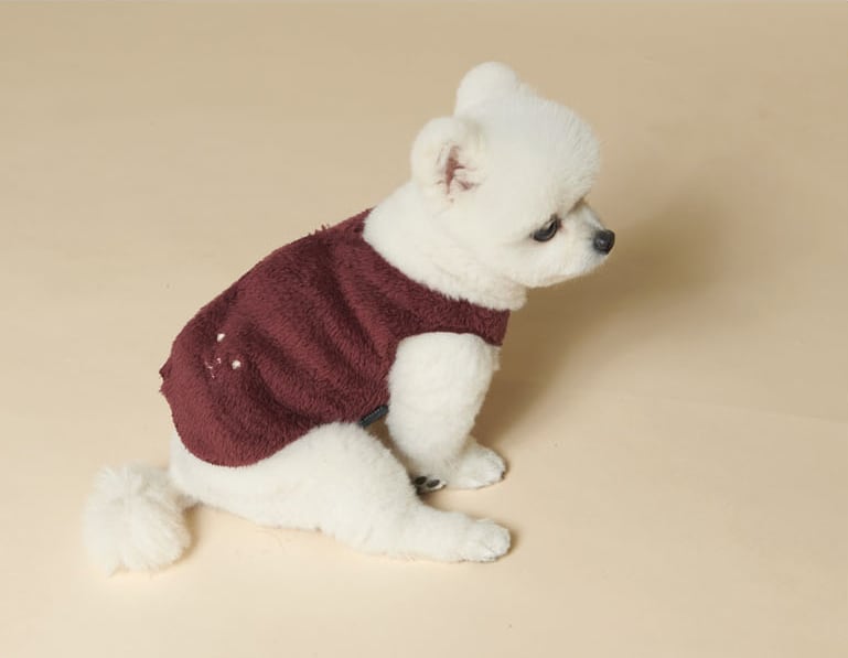 クマちゃんベストver.2 S ~ XL 5color / 犬服 秋冬 ベスト ドッグ
