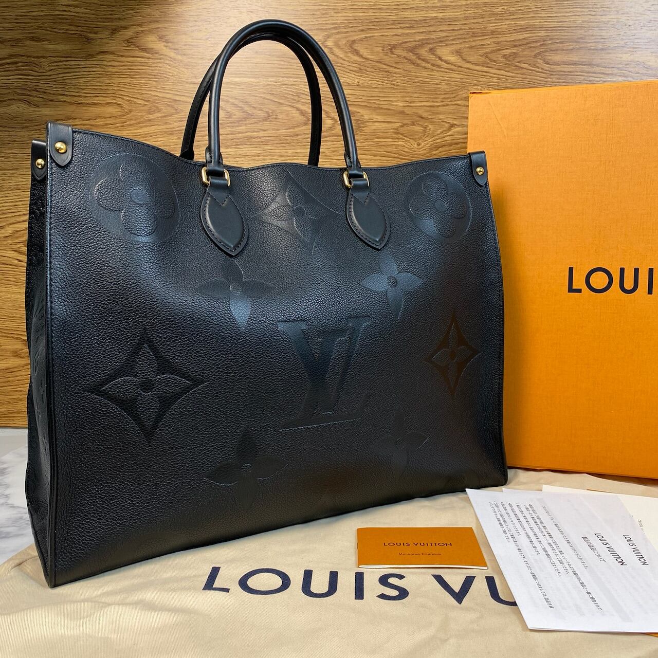 極美品☆ルイヴィトン モノグラムアンプラント オンザゴーＧMトート