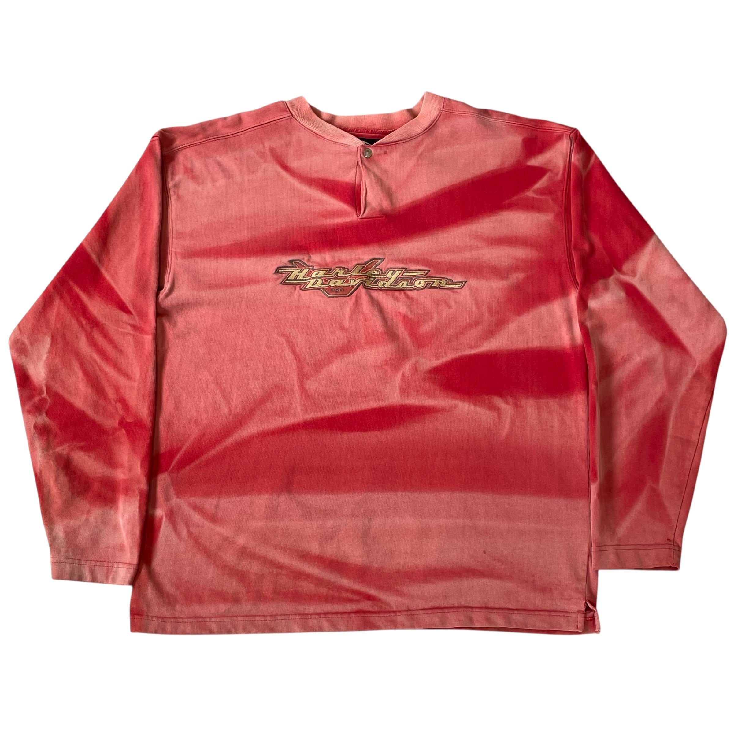 Good fade!!! 90s Harley-Davidson Embroidery sweat