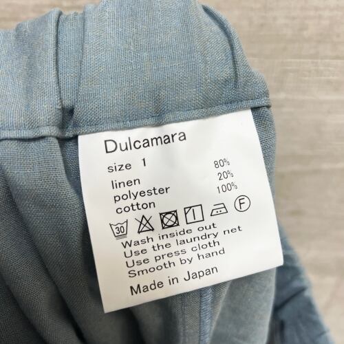 Dulcamara(ドゥルカマラ) リネンPEタックワイドパンツ メンズ パンツ