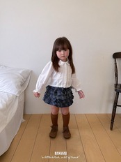 韓国子供服 / BANANA J / 26Autumn / メルシー ブラウス / 秋服 / キッズ *XS~JS*