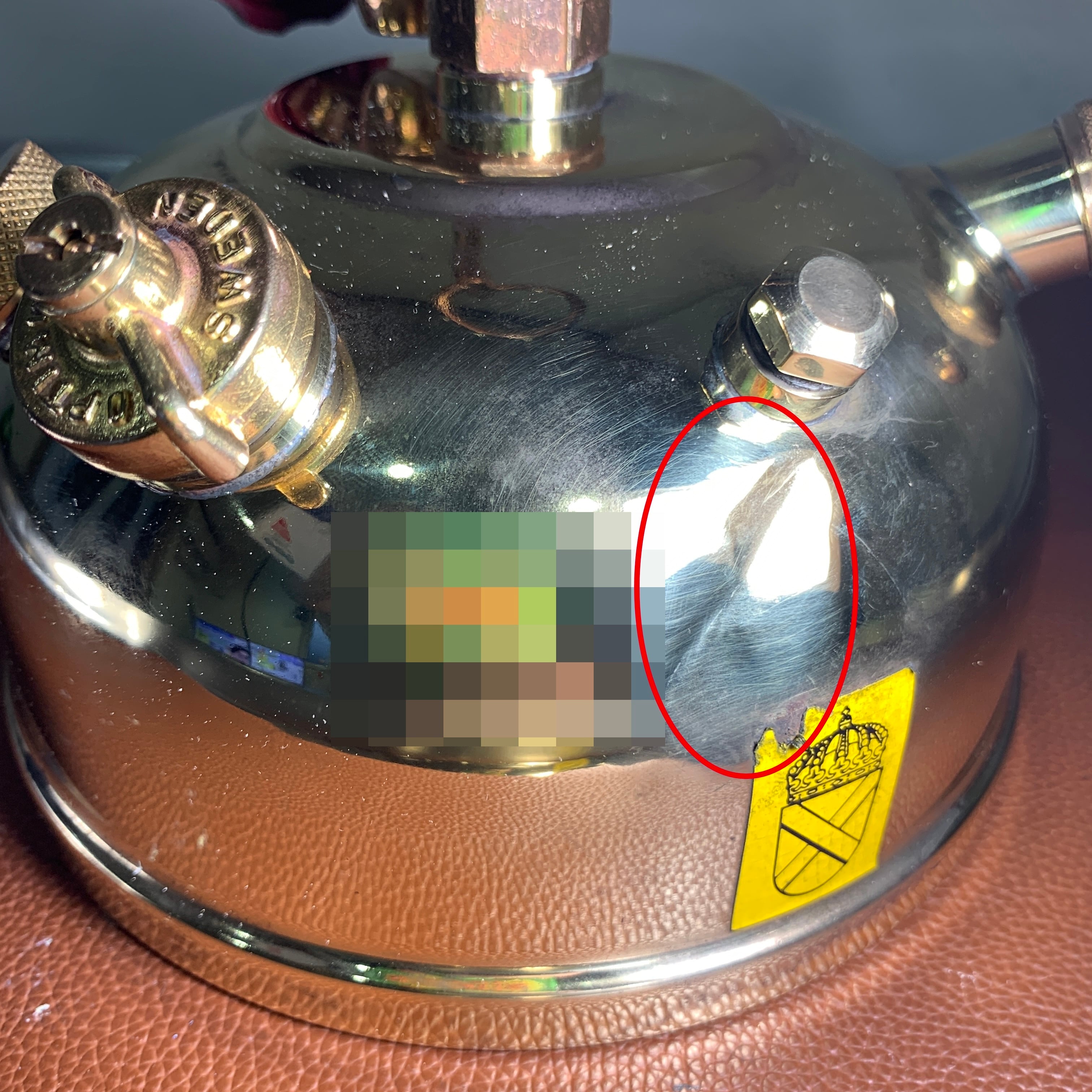 分解清掃・整備済】Optimus 200P kerosene lantern Sweden