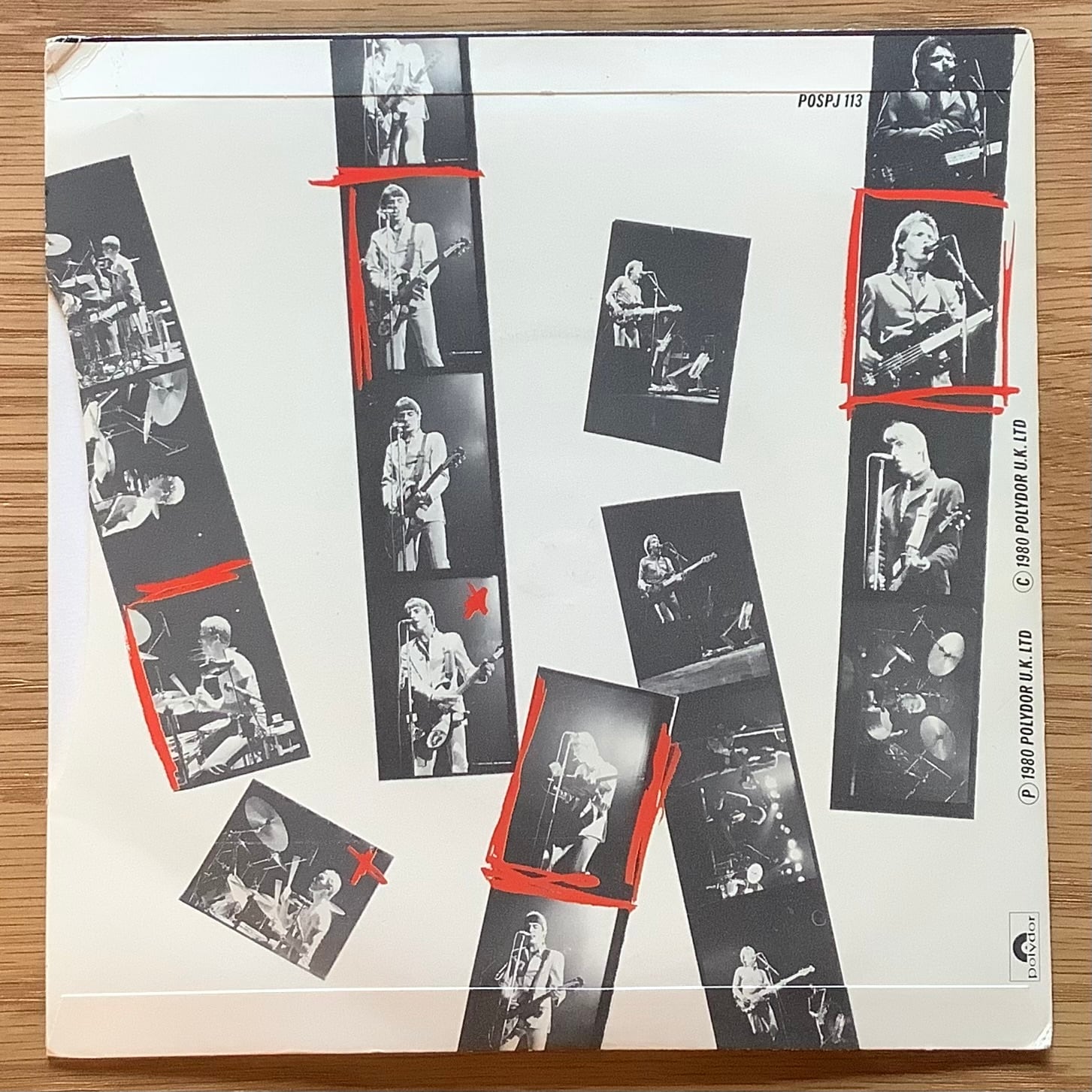 希少品UK THE JAM 限定版 シングルレコードボックス 1980年代 THE JAM / A: GOING UNDERGROUND / B: THE DREAMS OF CHILDREN