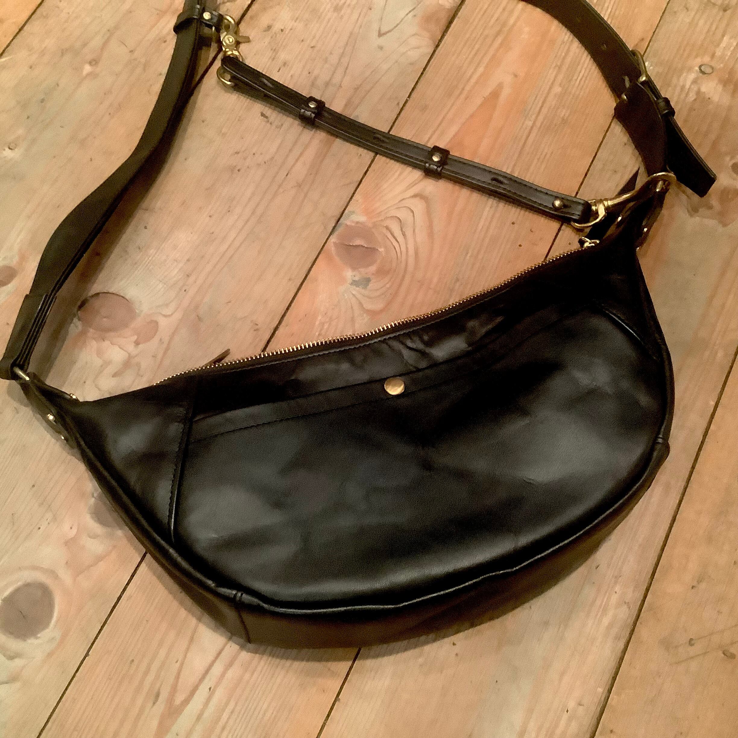 GrooverLeather shoulder bag 馬革 waist bag pouch 新喜皮革 ホース